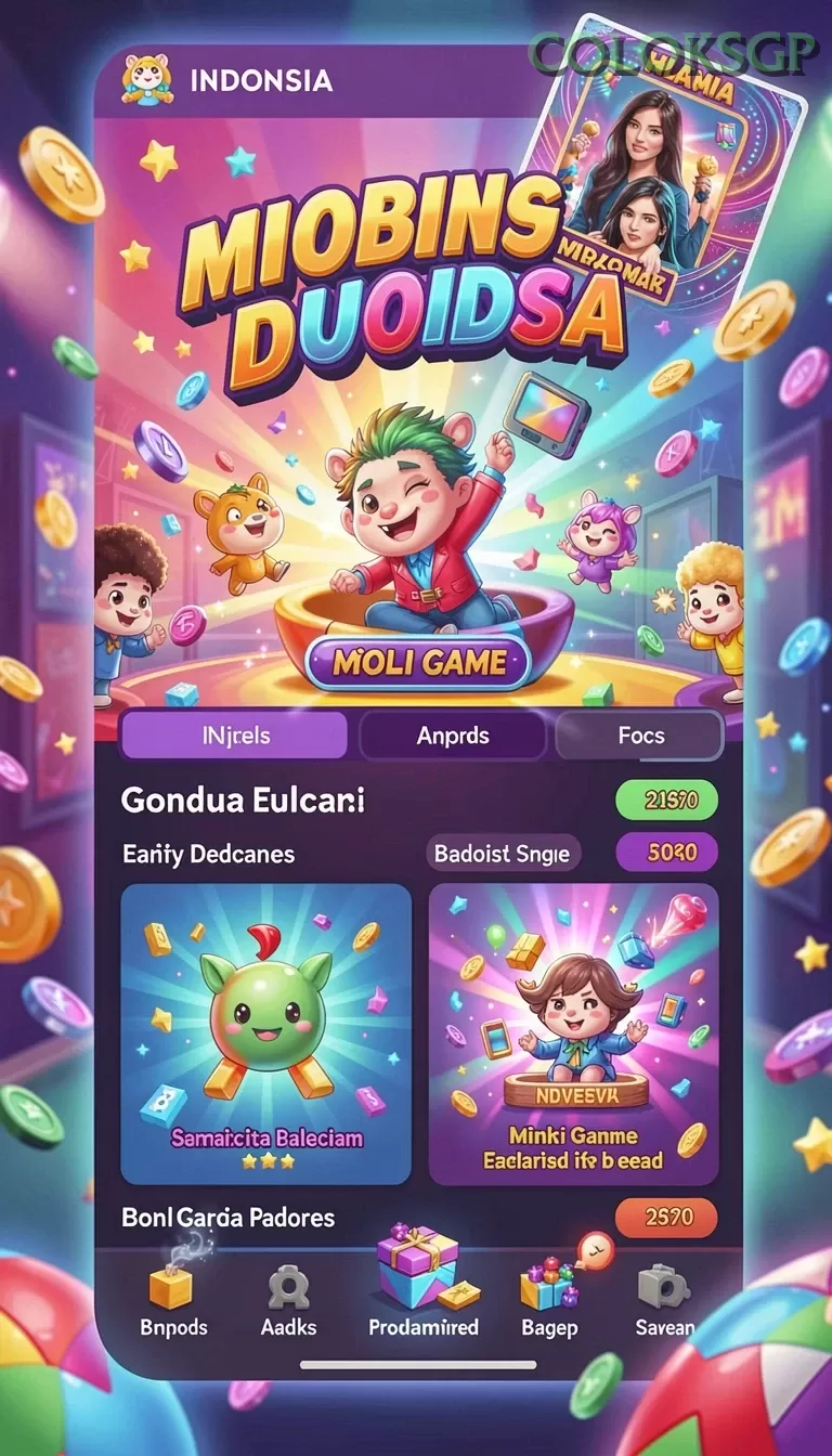 Cuplikan layar PROSLOT — menu navigasi